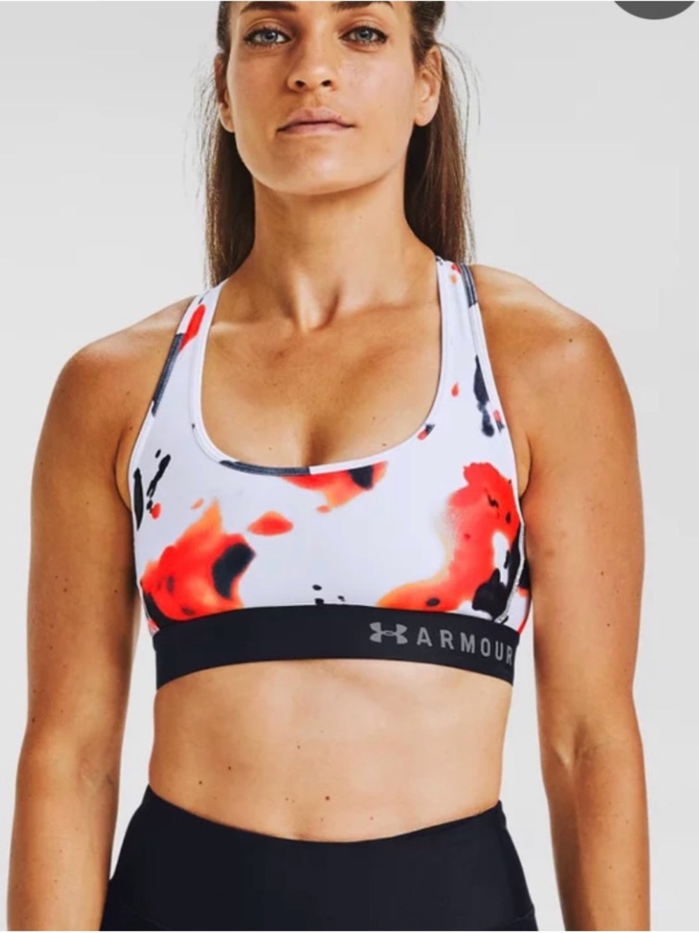 Under Armour mid impact cross back bra M